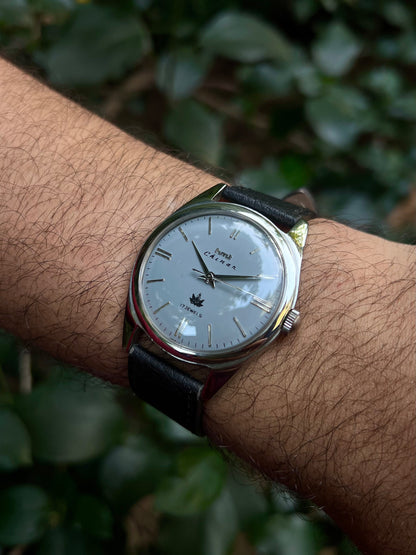 HMT Grey Chinar Unisex Rare - Mod Watch