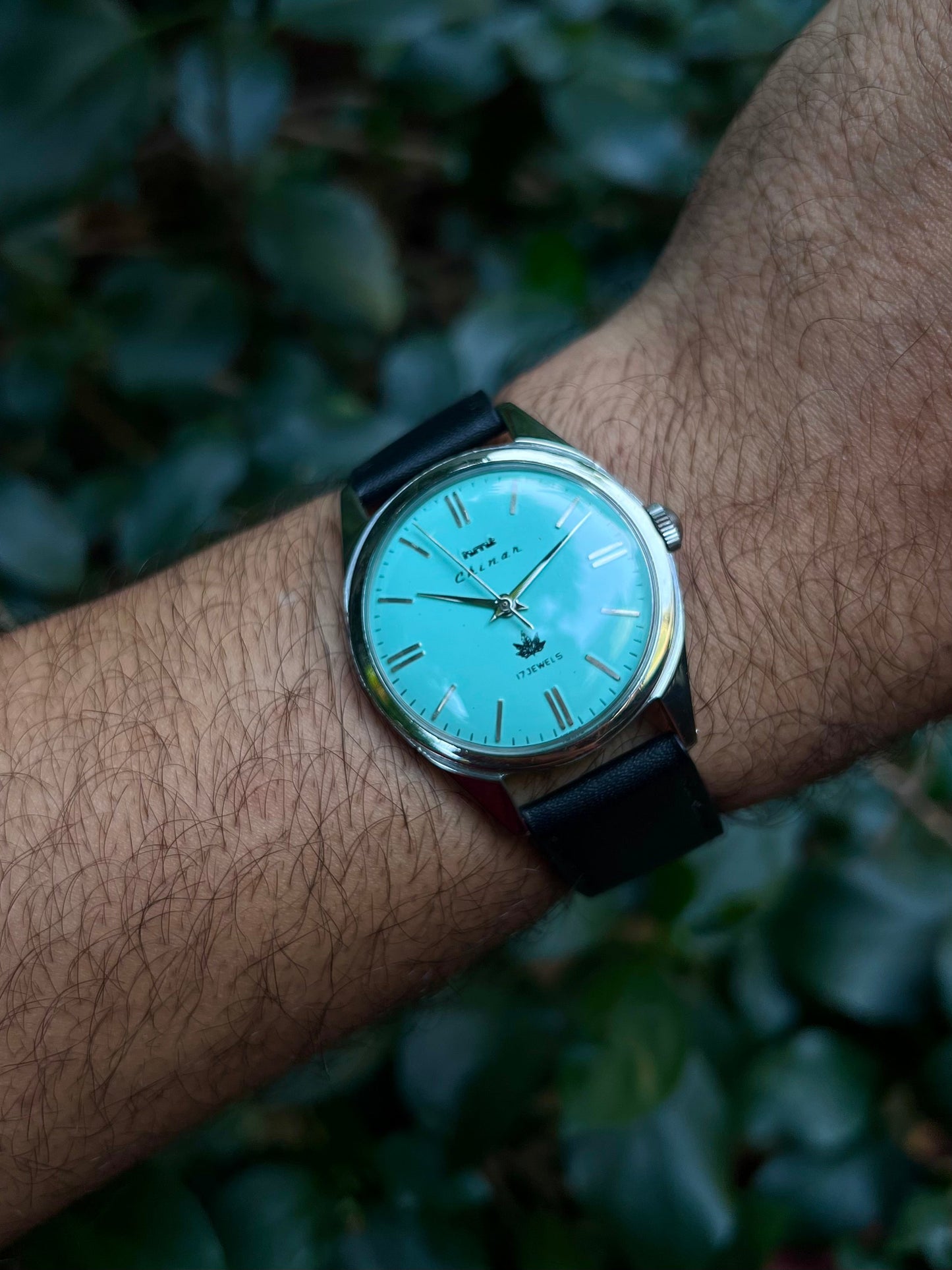 HMT Black Chinar Unisex Rare - Mod Watch