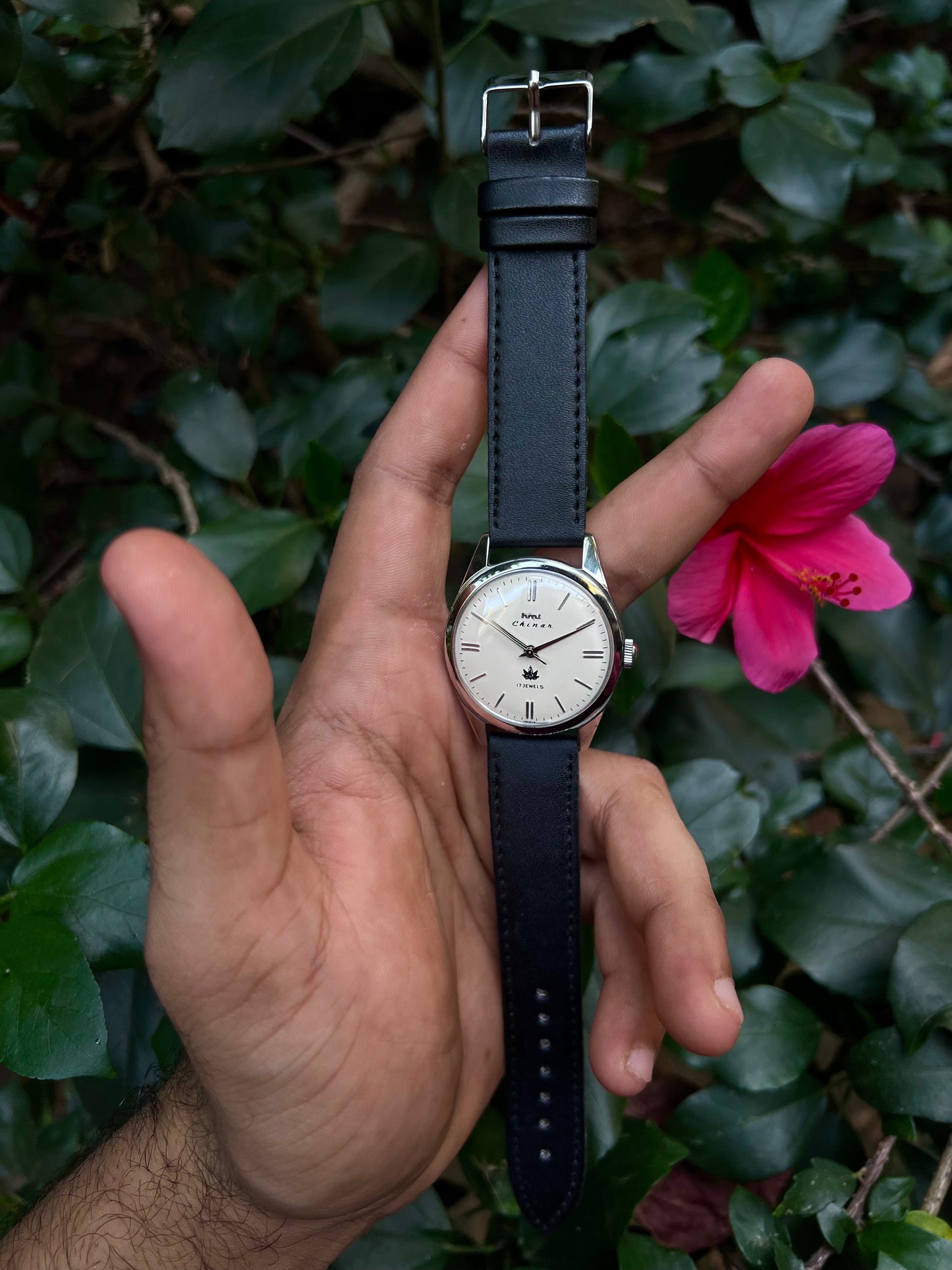 HMT Off White Chinar Unisex Rare - Mod Watch