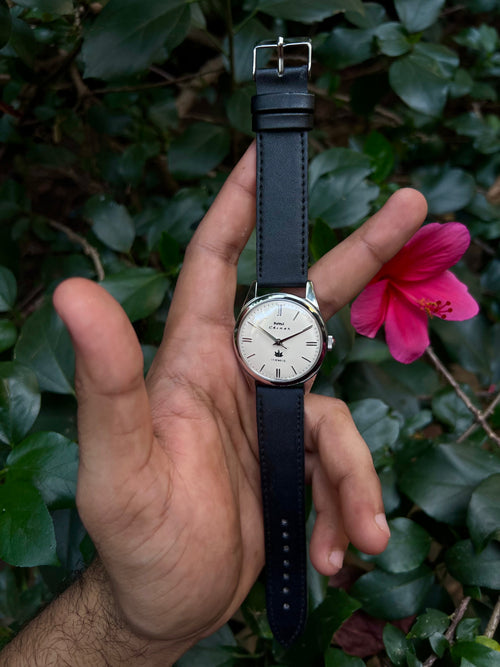 HMT Off White Chinar Unisex Rare - Mod Watch