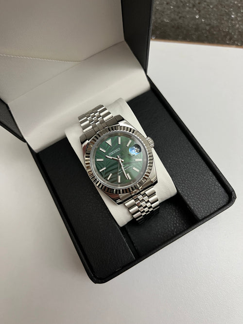 Seiko DateJust "Green Palm"