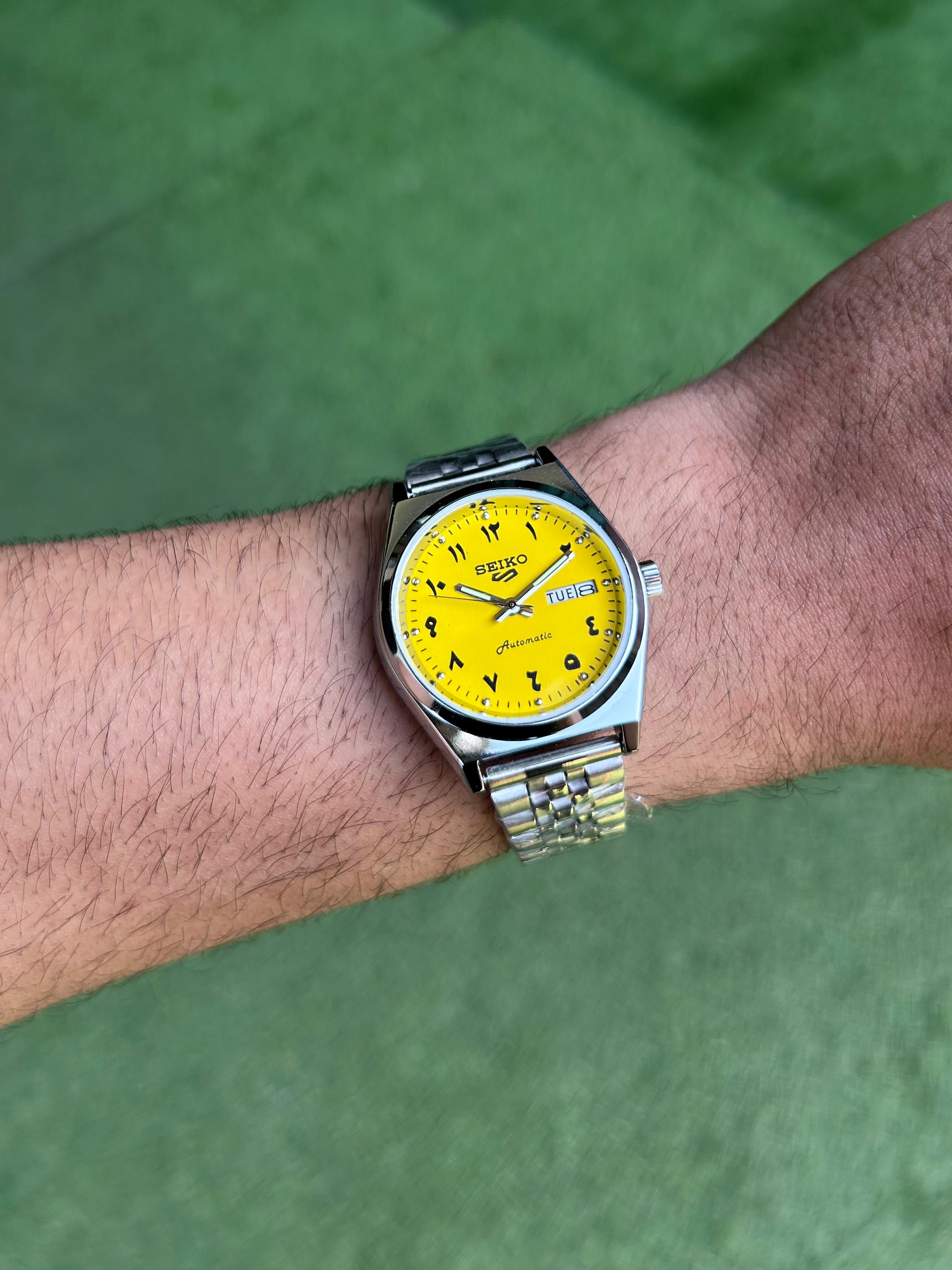 SEIKO ARABIC- YELLOW