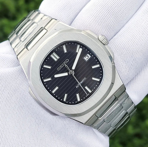 Seiko Nautilus Black Homage Mod