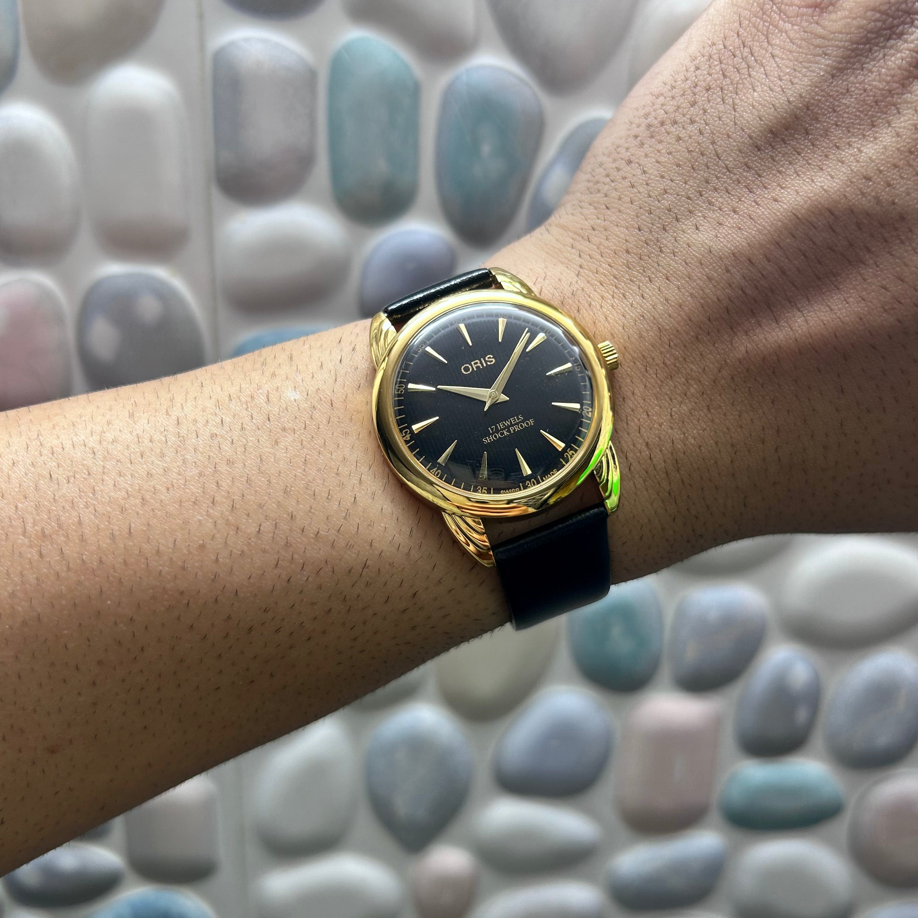 ORIS GOLD SWISS - BLACK SUNBURST