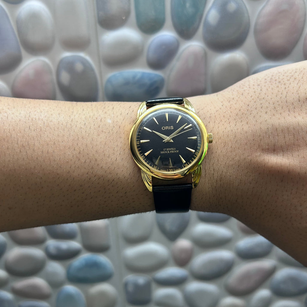 ORIS GOLD SWISS - BLACK SUNBURST