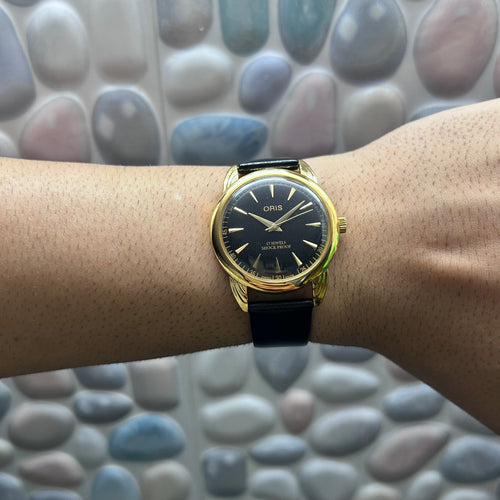 ORIS GOLD SWISS - BLACK SUNBURST