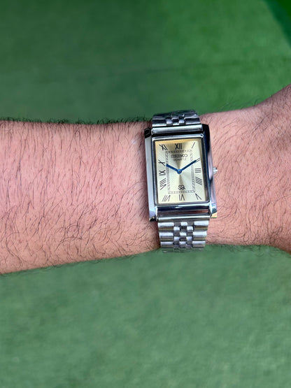 Seiko Tank Golden Unisex Quartz Mod Watch