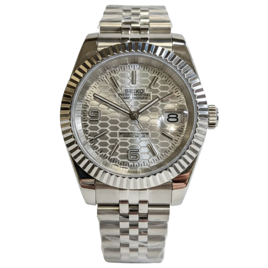 Seiko - Land-Dweller "Silver Honeycomb"