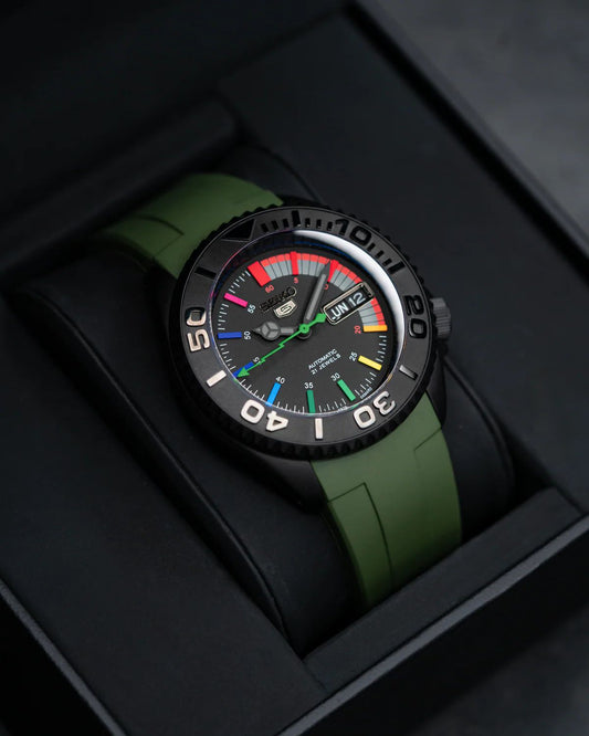 Seiko Green "Rainbow" Stealth Mod