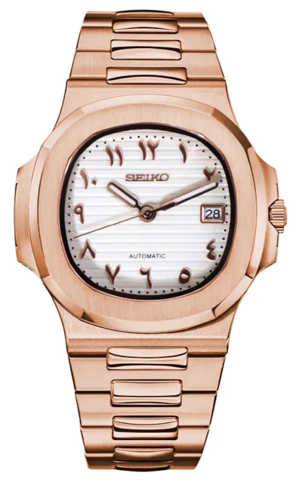 Nautiko  |  Arabic  Rose  Gold  -  White