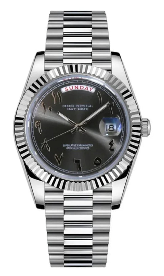 Seikojust  |  Daydate  Arabic  Deep  Grey
