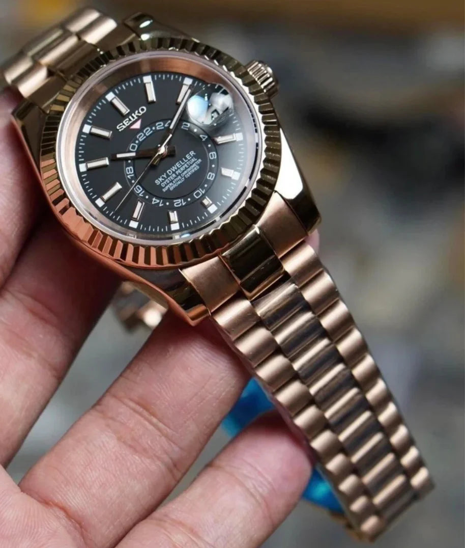 Seiko Custom Mod | Sky Dweller Rose Gold