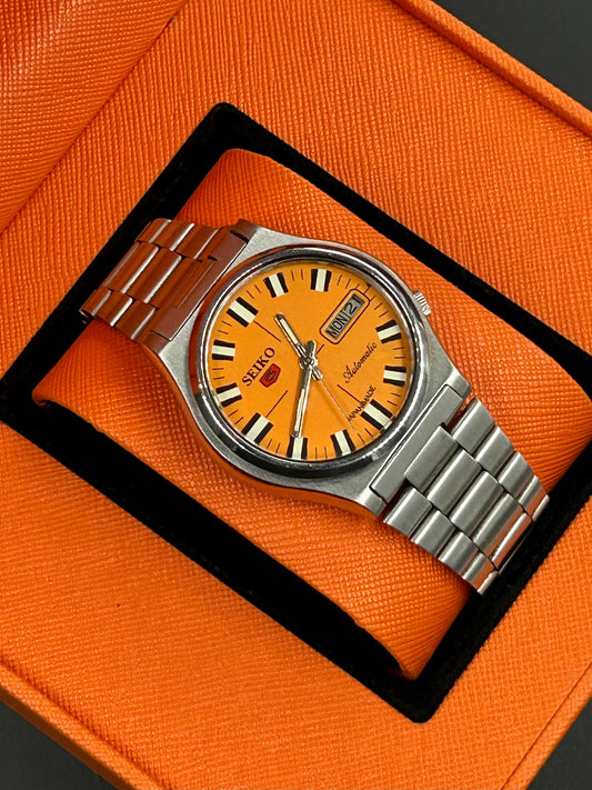 Unique Seiko Pre-Owned Modified Watch Yellow