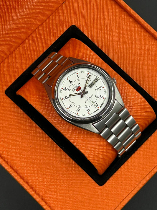 Unique Seiko Pre-Owned Modified Watch White