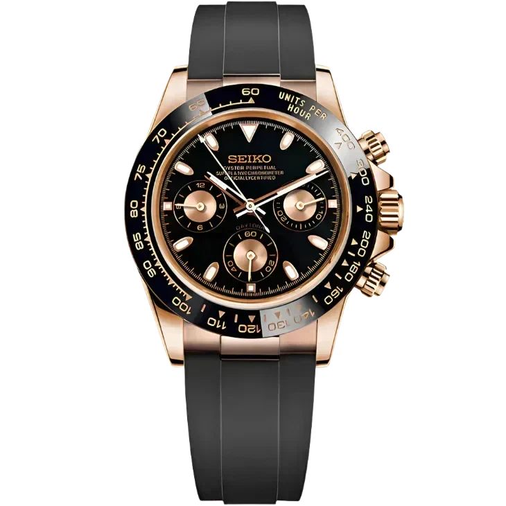 Daytona Seiko Custom Mod |  Rose  Gold
