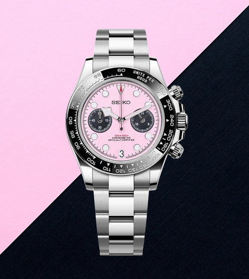 Seiko "Miami Pink" Chrono Edition