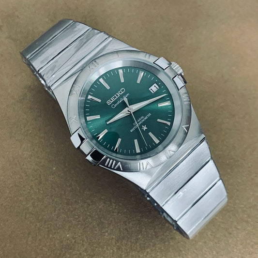 Seiko "Constellation" Emerald Green Mod