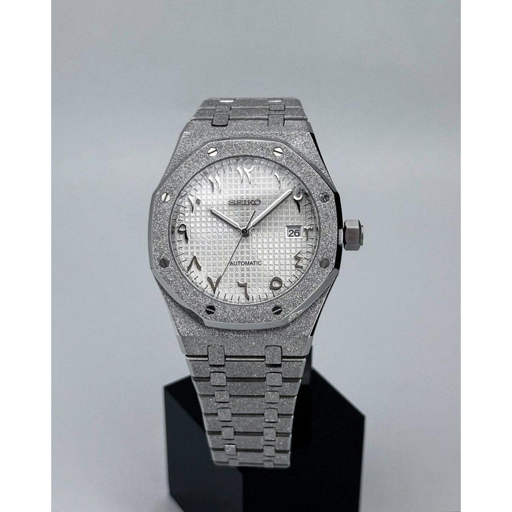 Seiko Mod "Royal Oak" Frosted Arabic Edition