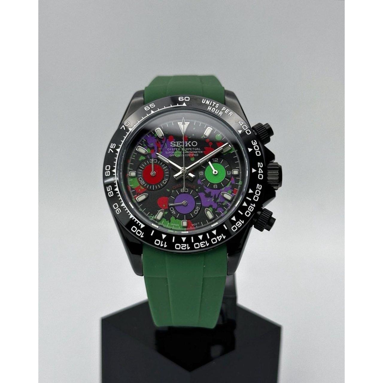 Seiko "Floral Racing" Chronograph Mod