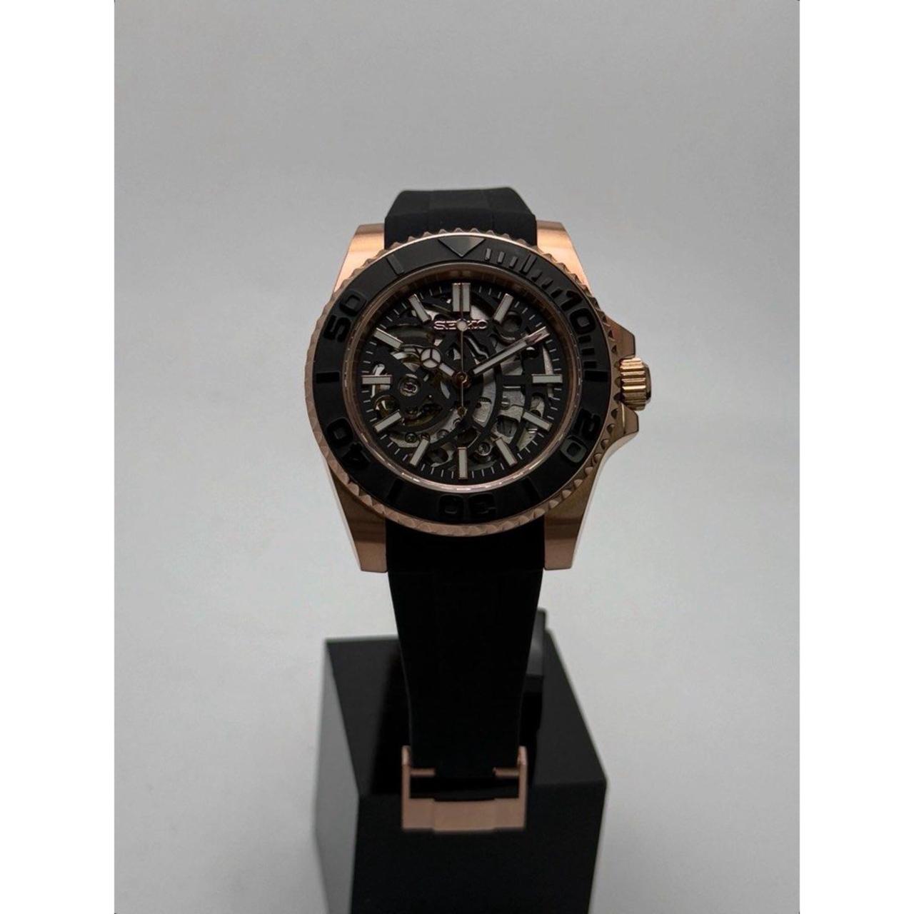 Seiko "Rose Gold Skeleton" Yacht-Mod