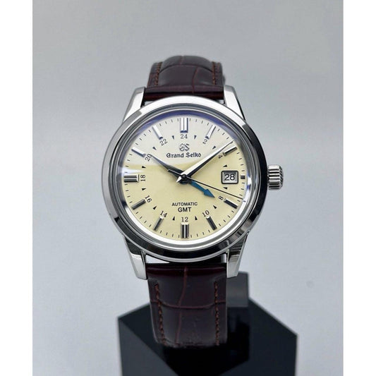 Custom GRAND SEIKO GMT Mod "Cream Elegance" Automatic