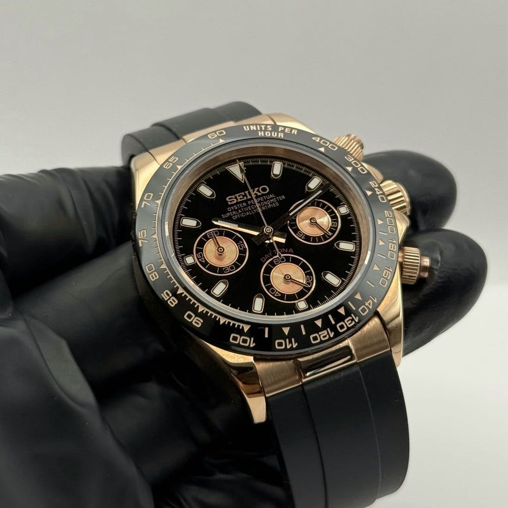 Daytona Seiko Custom Mod |  Rose  Gold