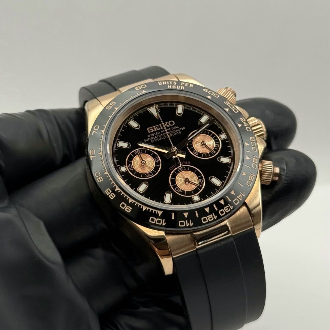 Daytona Seiko Custom Mod |  Rose  Gold