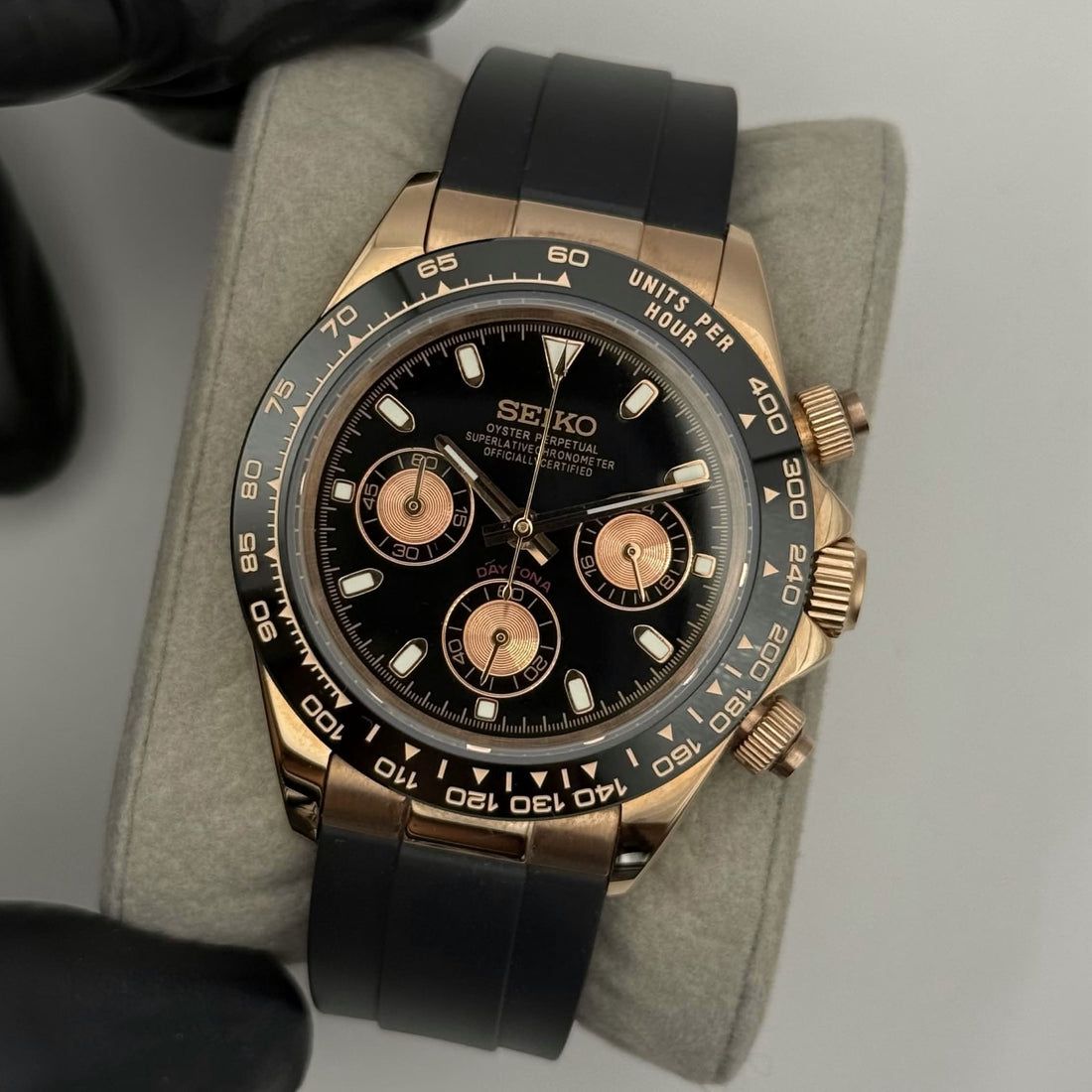 Daytona Seiko Custom Mod |  Rose  Gold