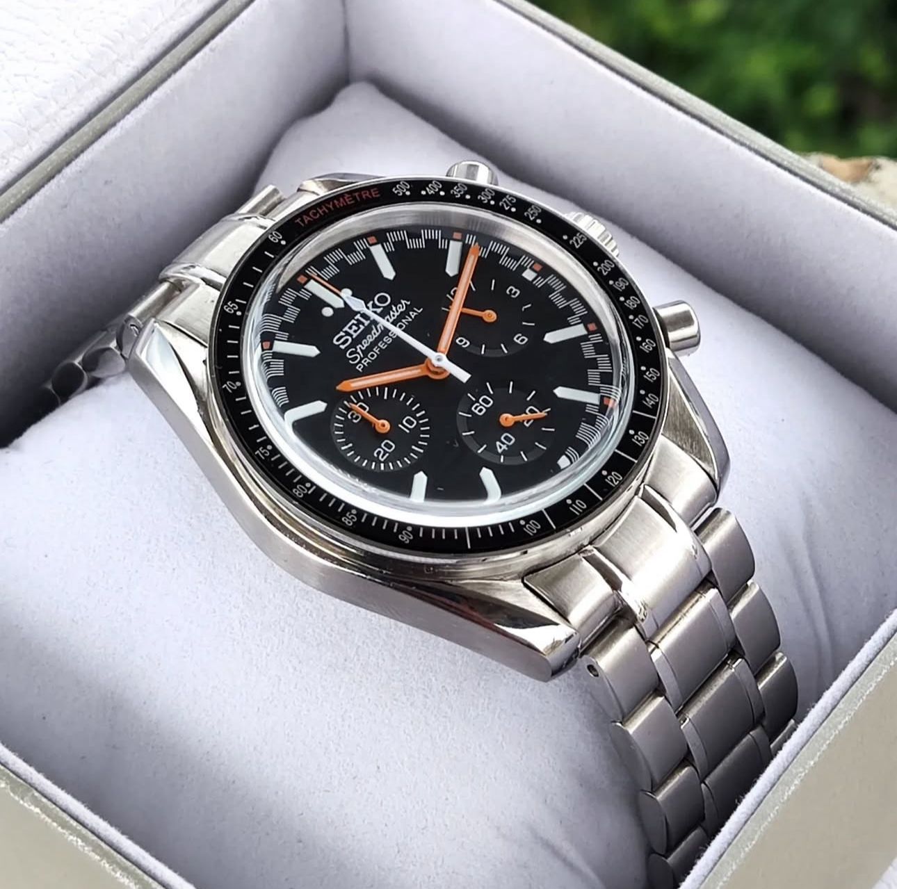 Seiko Speedmaster "Orange Racing" Mod