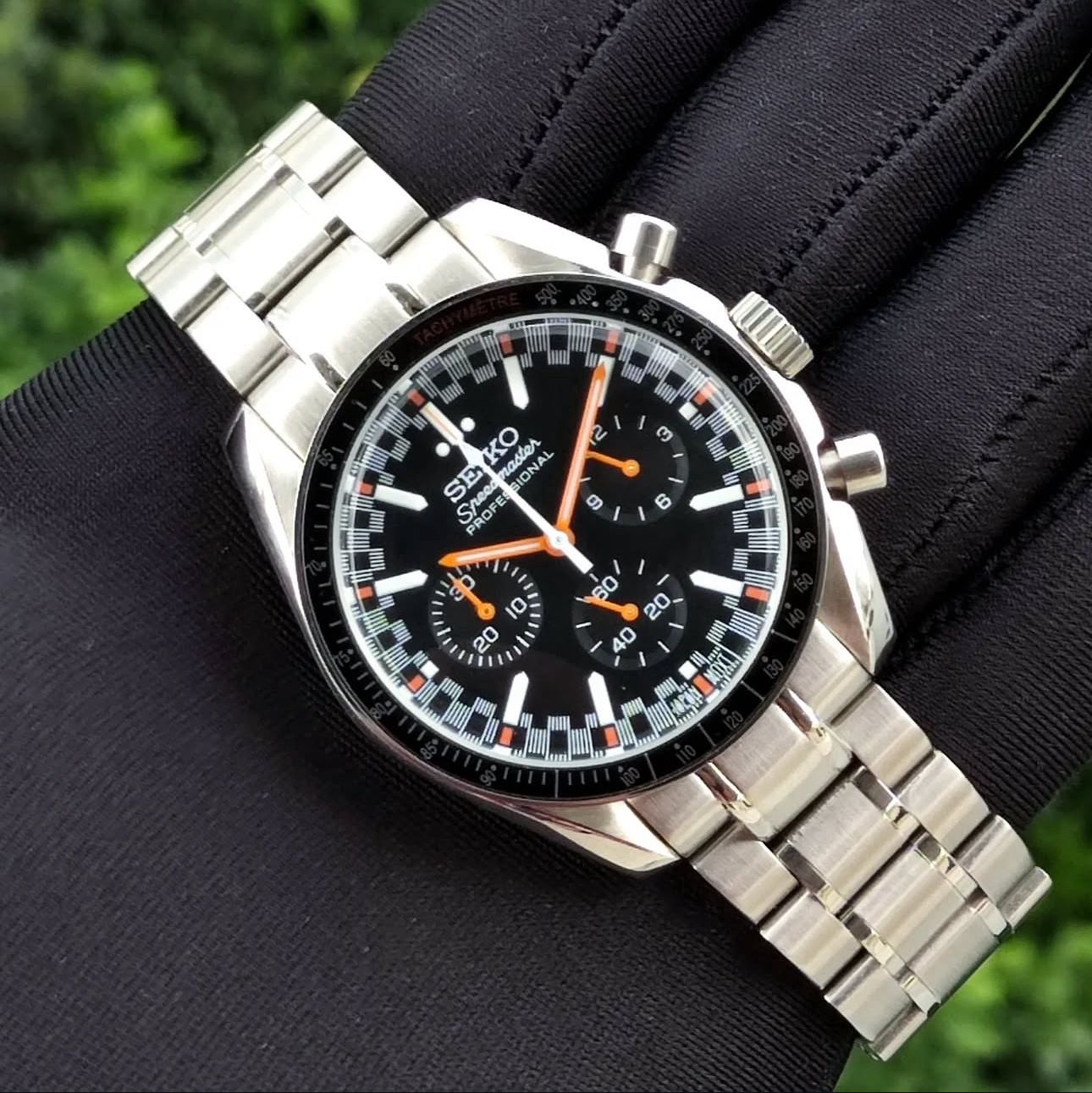 Seiko Speedmaster "Orange Racing" Mod
