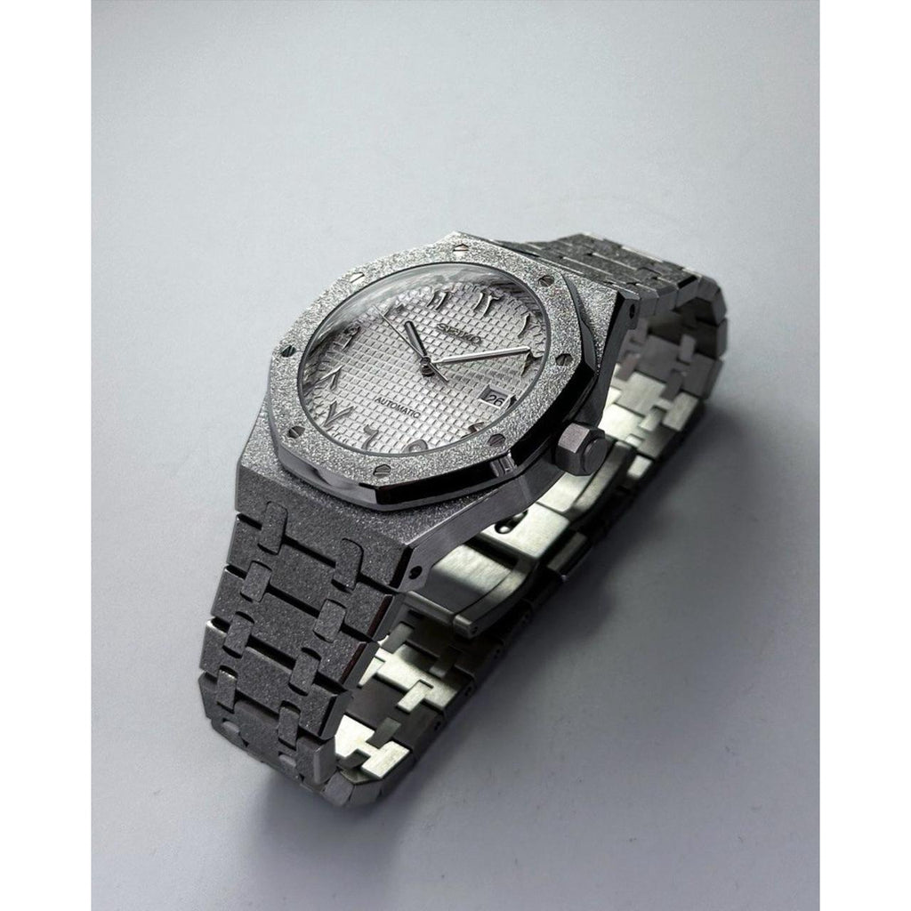 Seiko Mod "Royal Oak" Frosted Arabic Edition