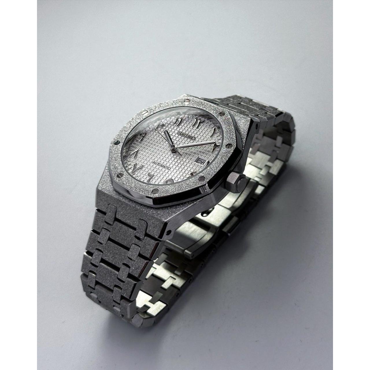 Seiko Mod "Royal Oak" Frosted Arabic Edition