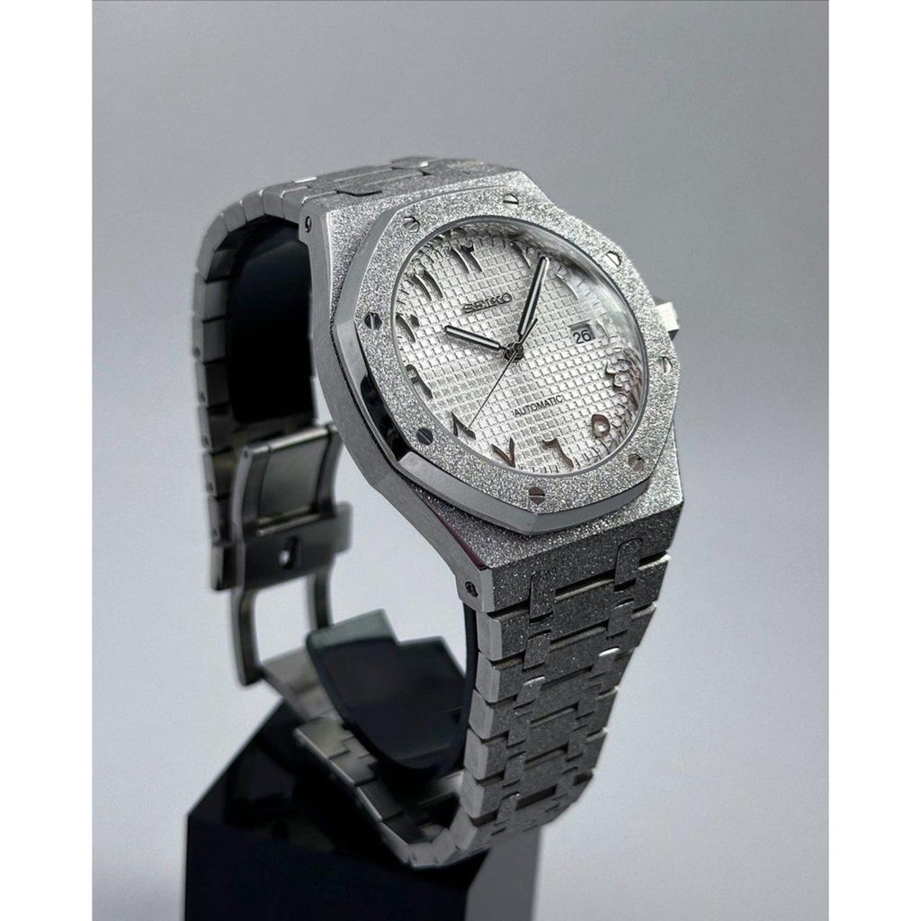 Seiko Mod "Royal Oak" Frosted Arabic Edition