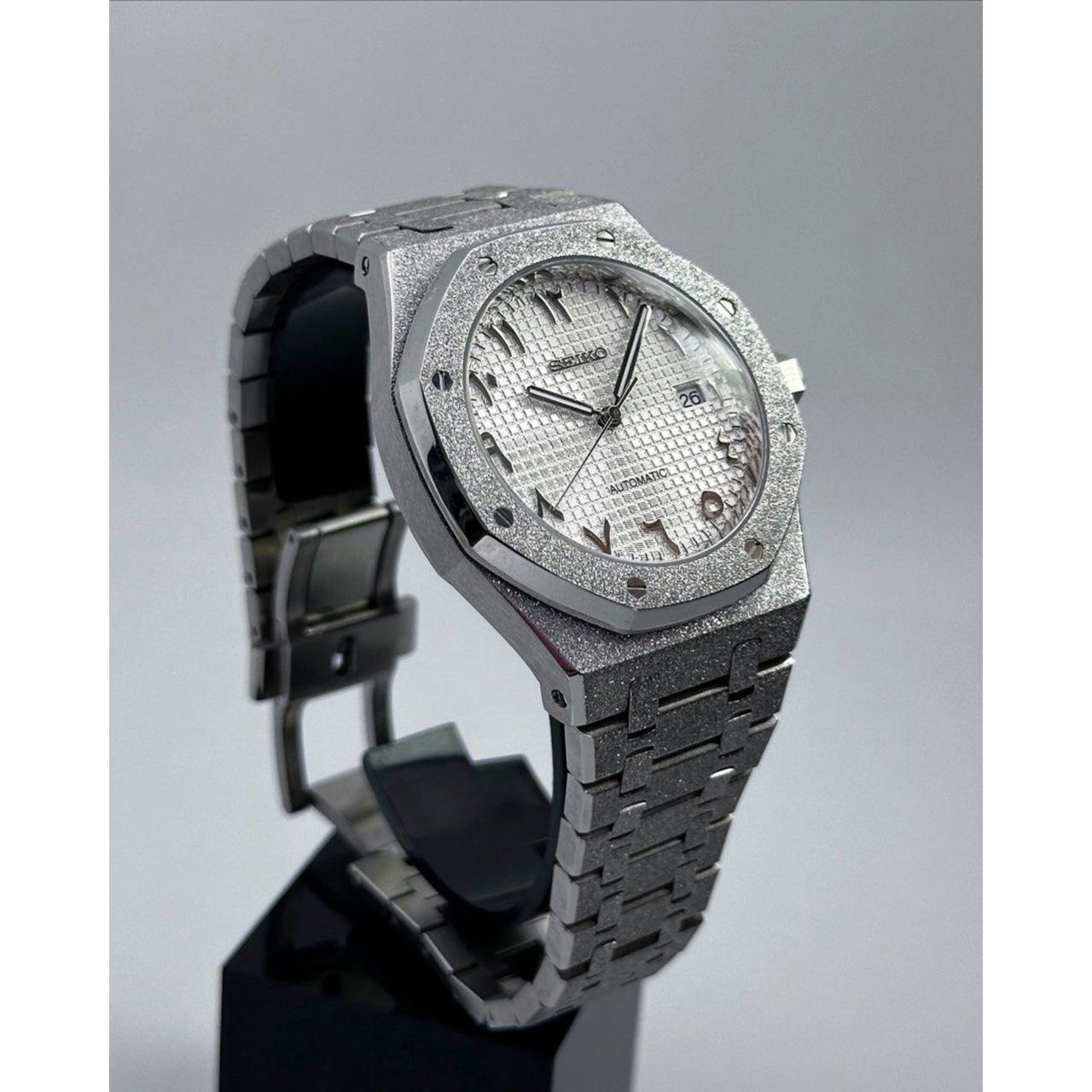Seiko Mod "Royal Oak" Frosted Arabic Edition