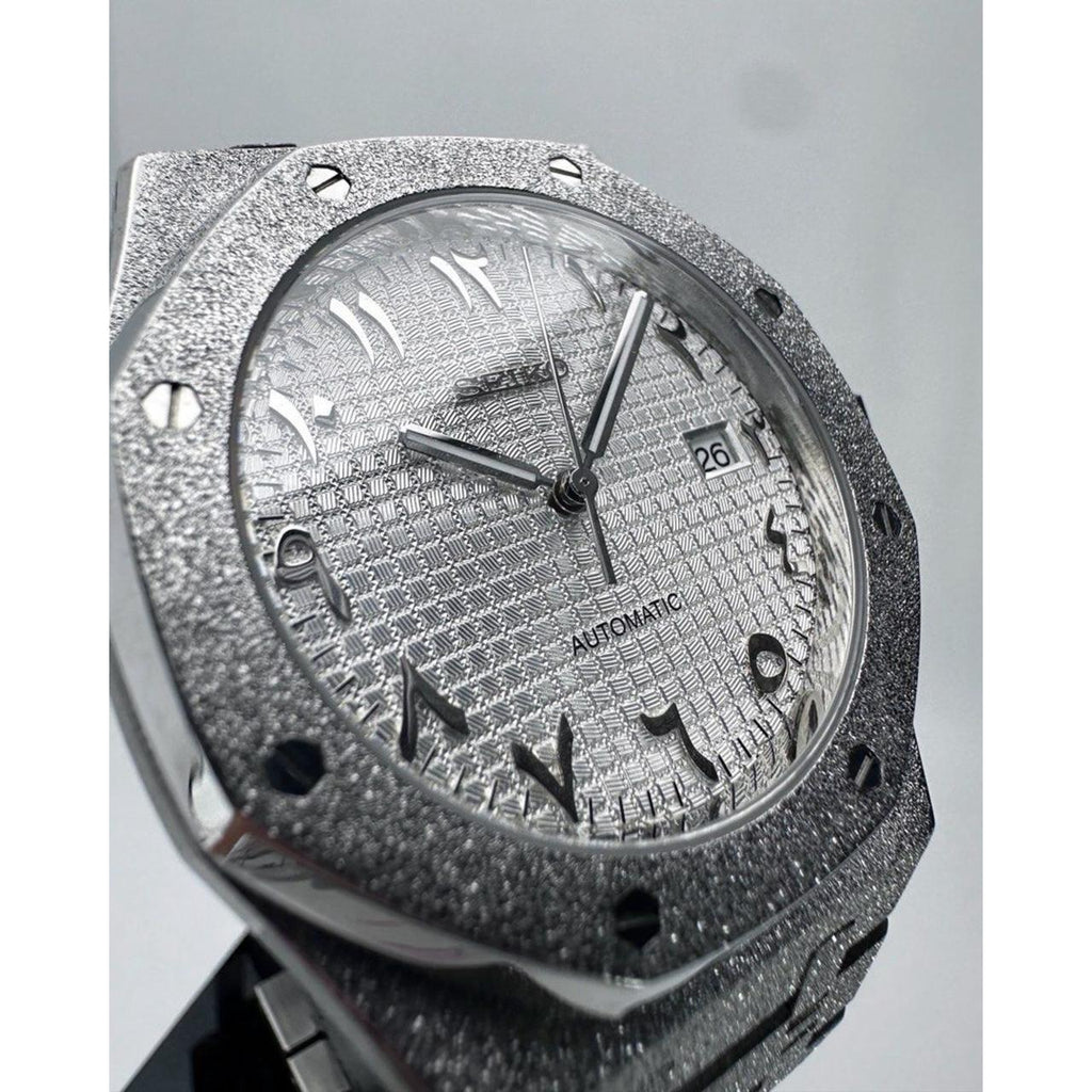 Seiko Mod "Royal Oak" Frosted Arabic Edition