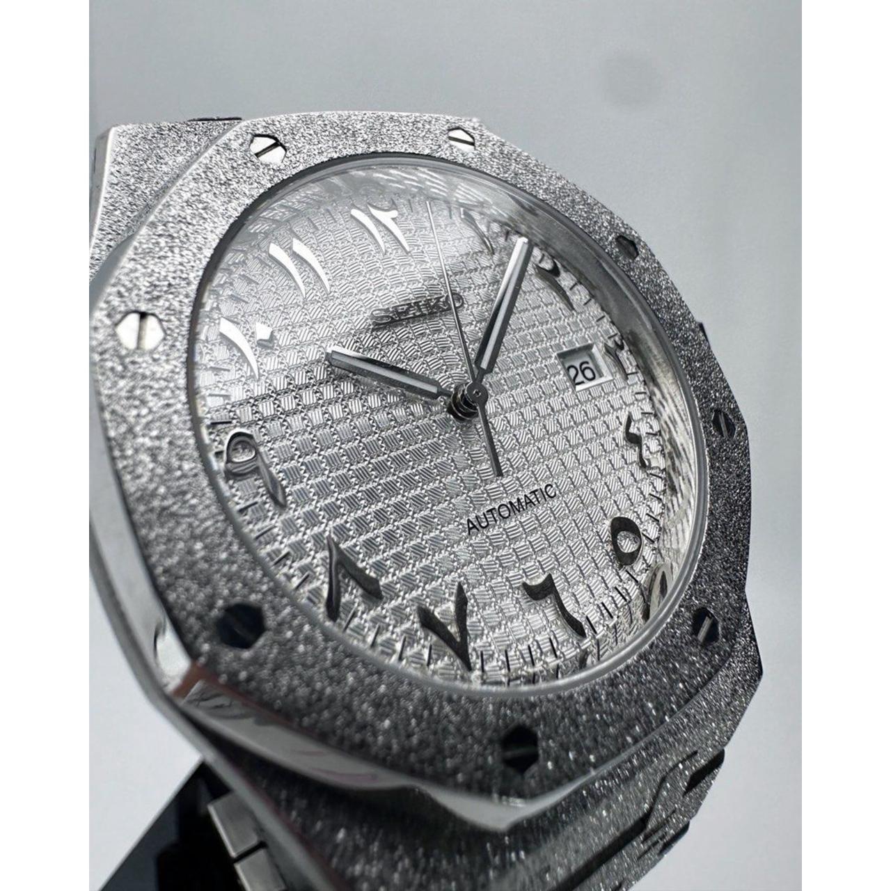 Seiko Mod "Royal Oak" Frosted Arabic Edition