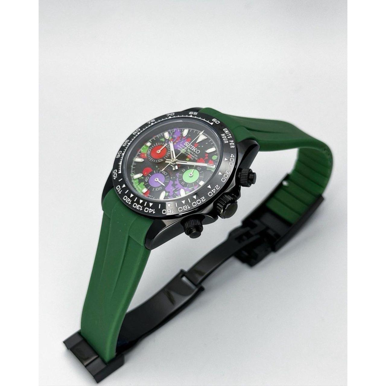 Seiko "Floral Racing" Chronograph Mod