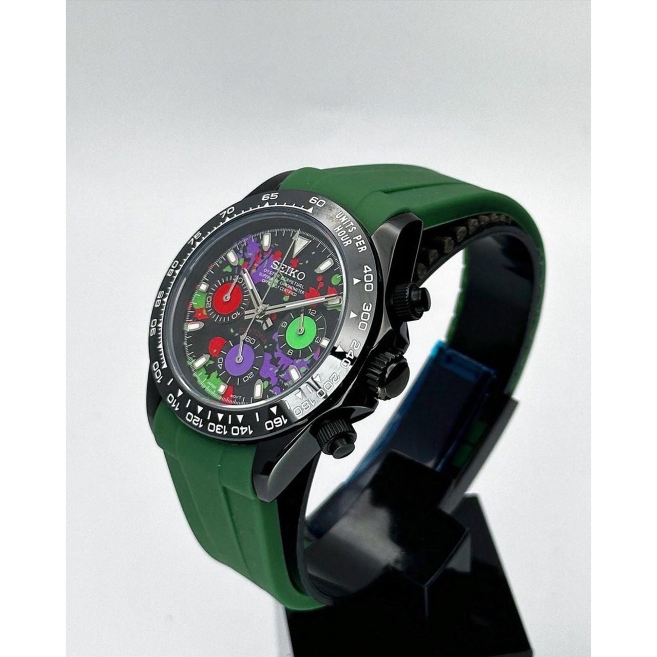 Seiko "Floral Racing" Chronograph Mod