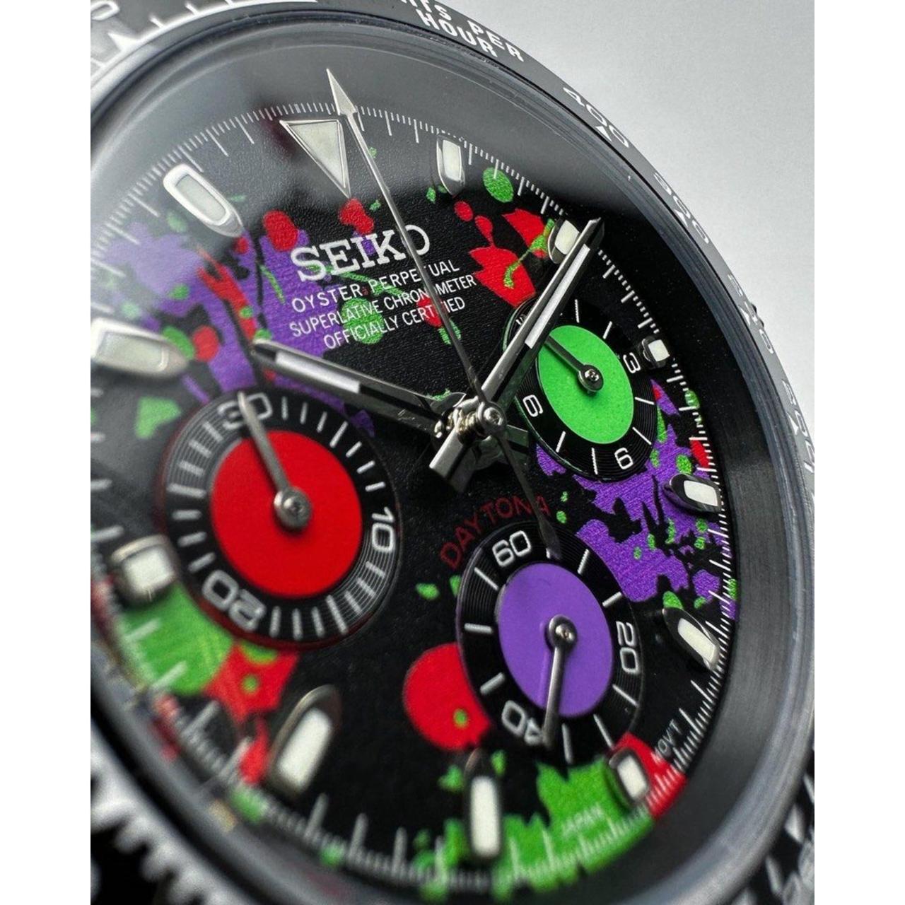 Seiko "Floral Racing" Chronograph Mod