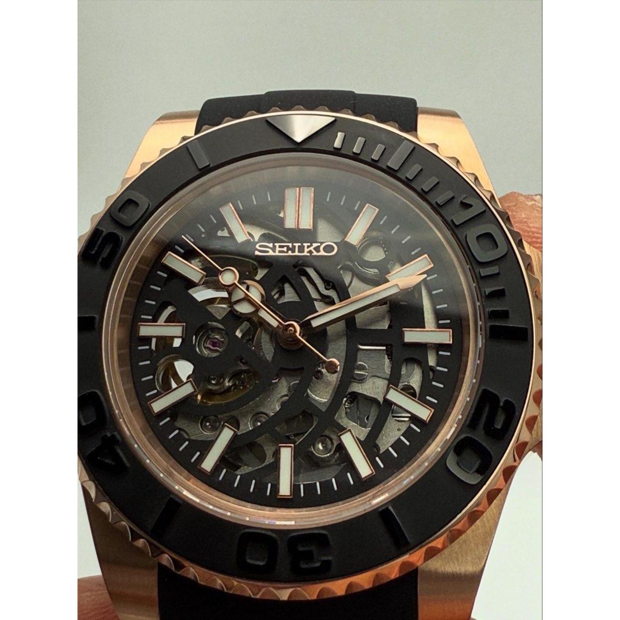Seiko "Rose Gold Skeleton" Yacht-Mod