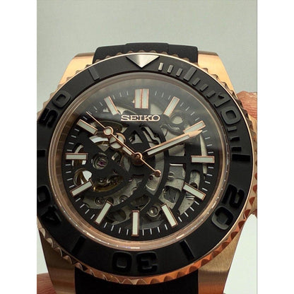 Seiko "Rose Gold Skeleton" Yacht-Mod
