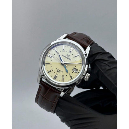 Custom GRAND SEIKO GMT Mod "Cream Elegance" Automatic