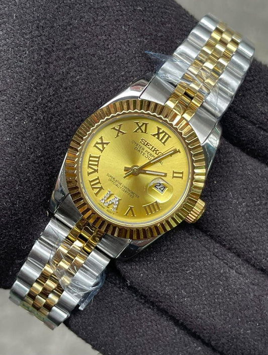 Seiko "Gold Roman" Datejust Lady