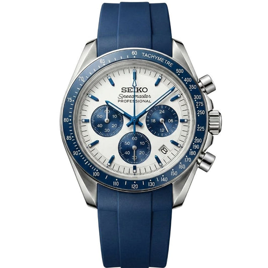 Omega Speed Seiko Custom Mod  |   Snoopy  Blue