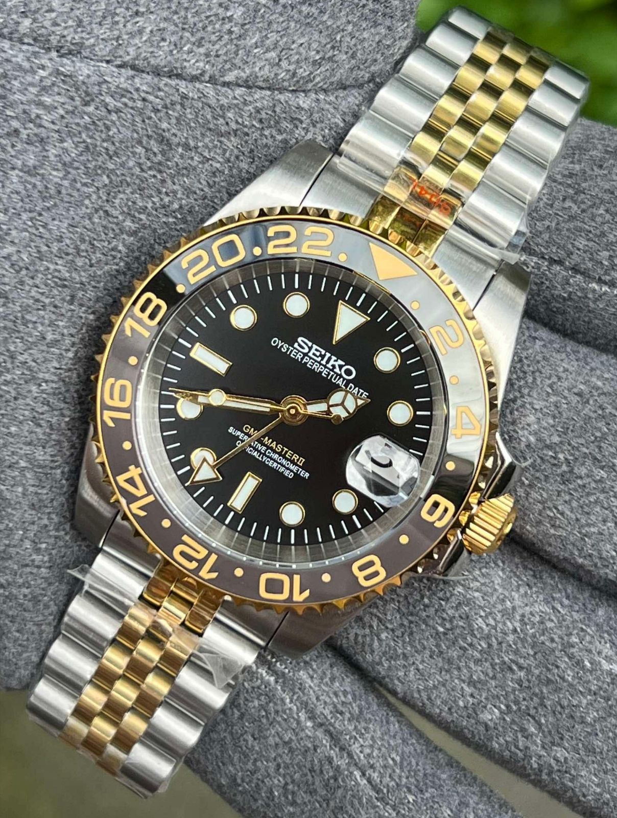 Seiko GMT-Master II Bruce Wayne " Mod