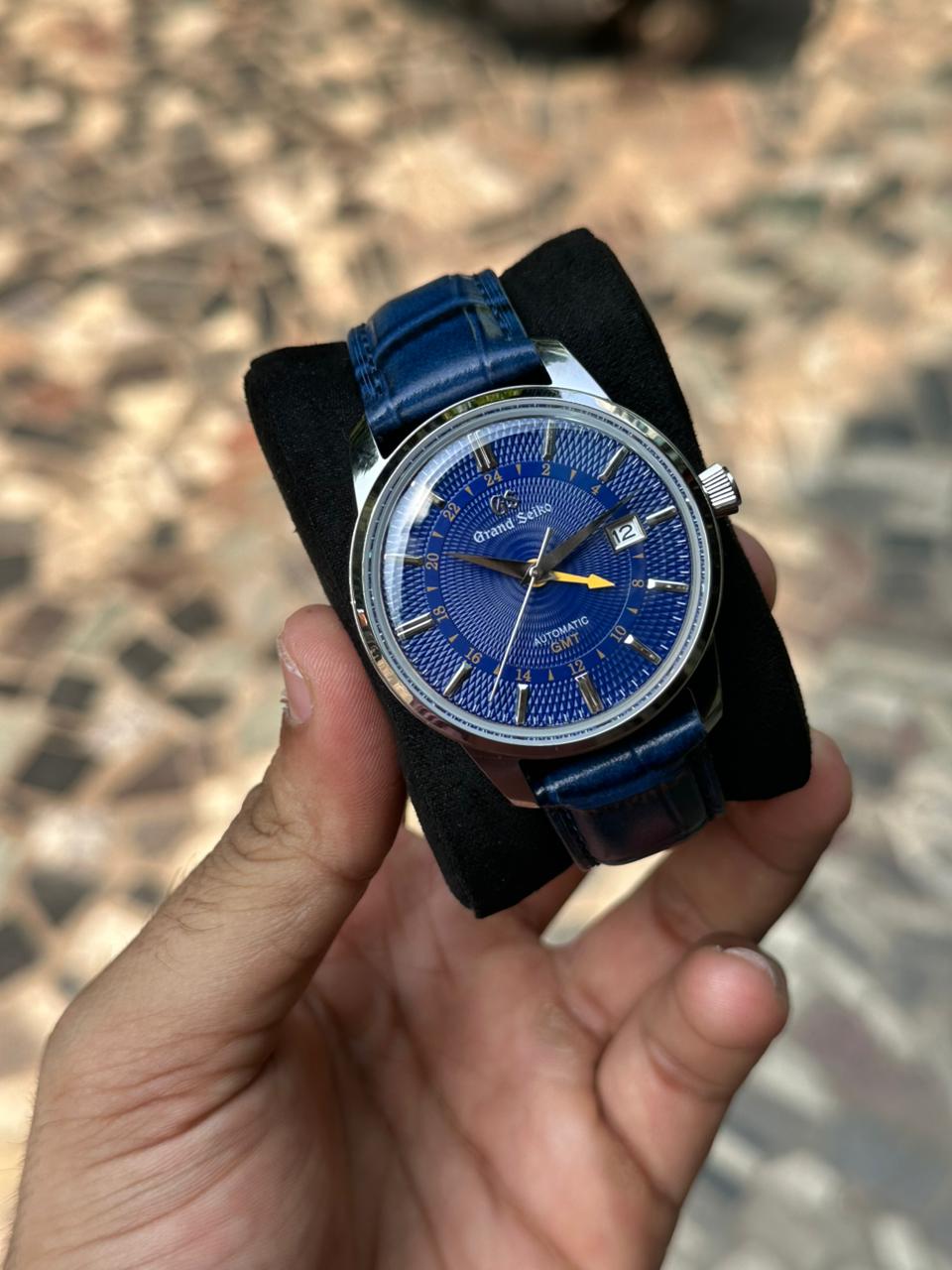 Grand Seiko Automatic GMT Blue Dial Watch