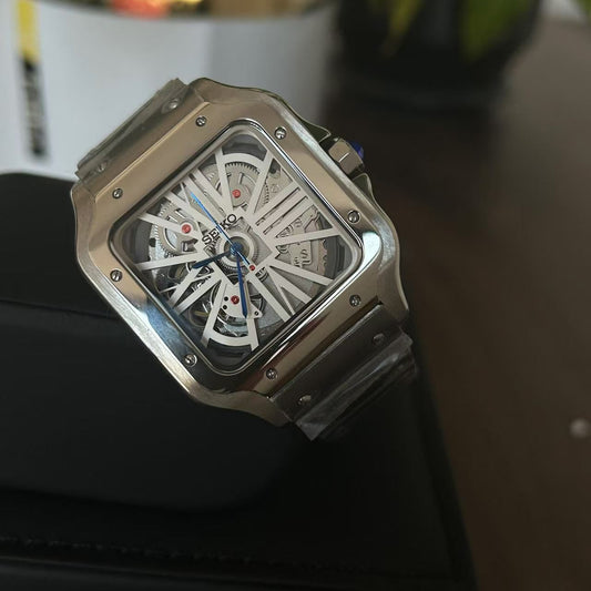 Seiko Custom Mod "Santos Skeleton" Edition