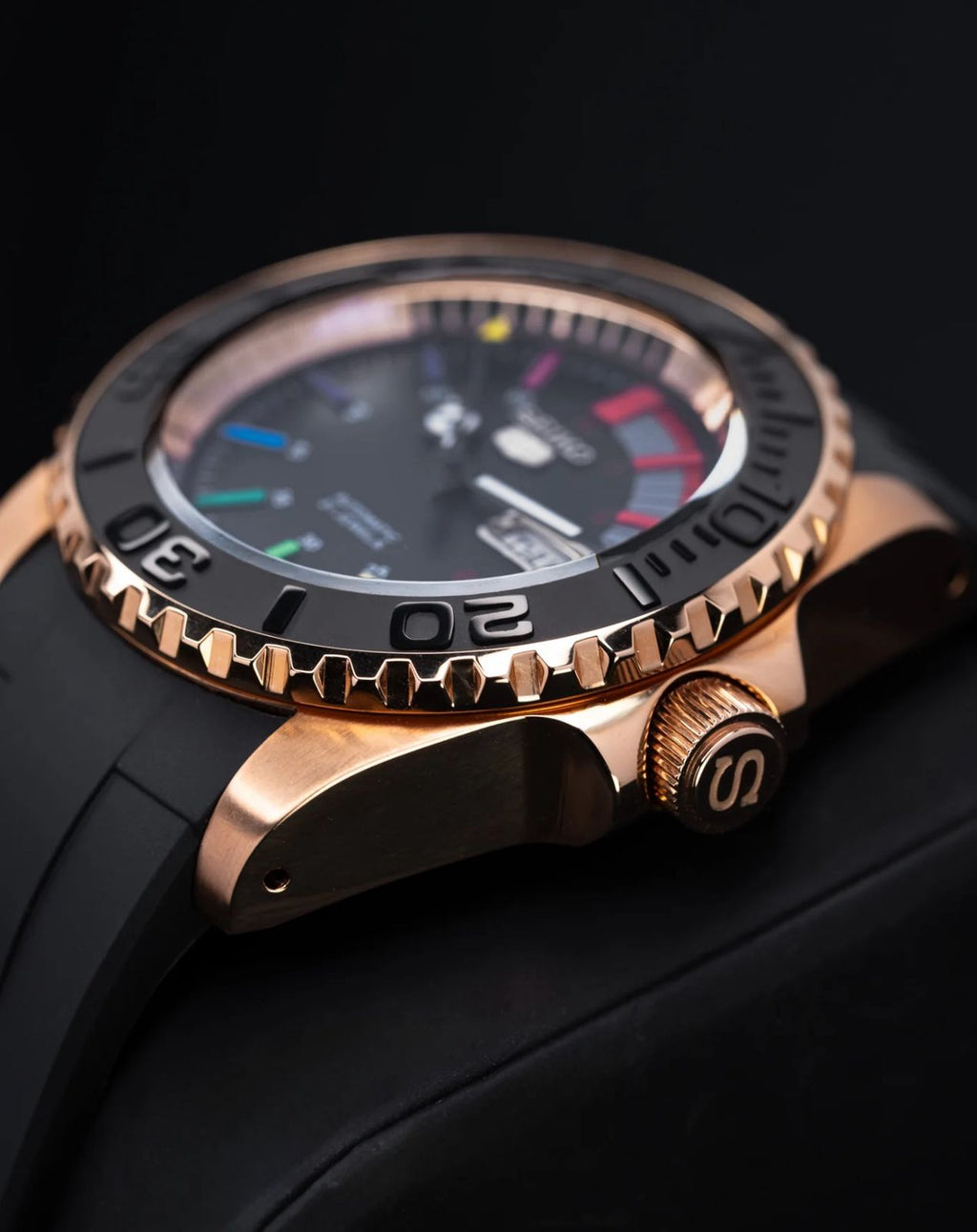 Seiko "Black Rainbow" Rose Gold SKX