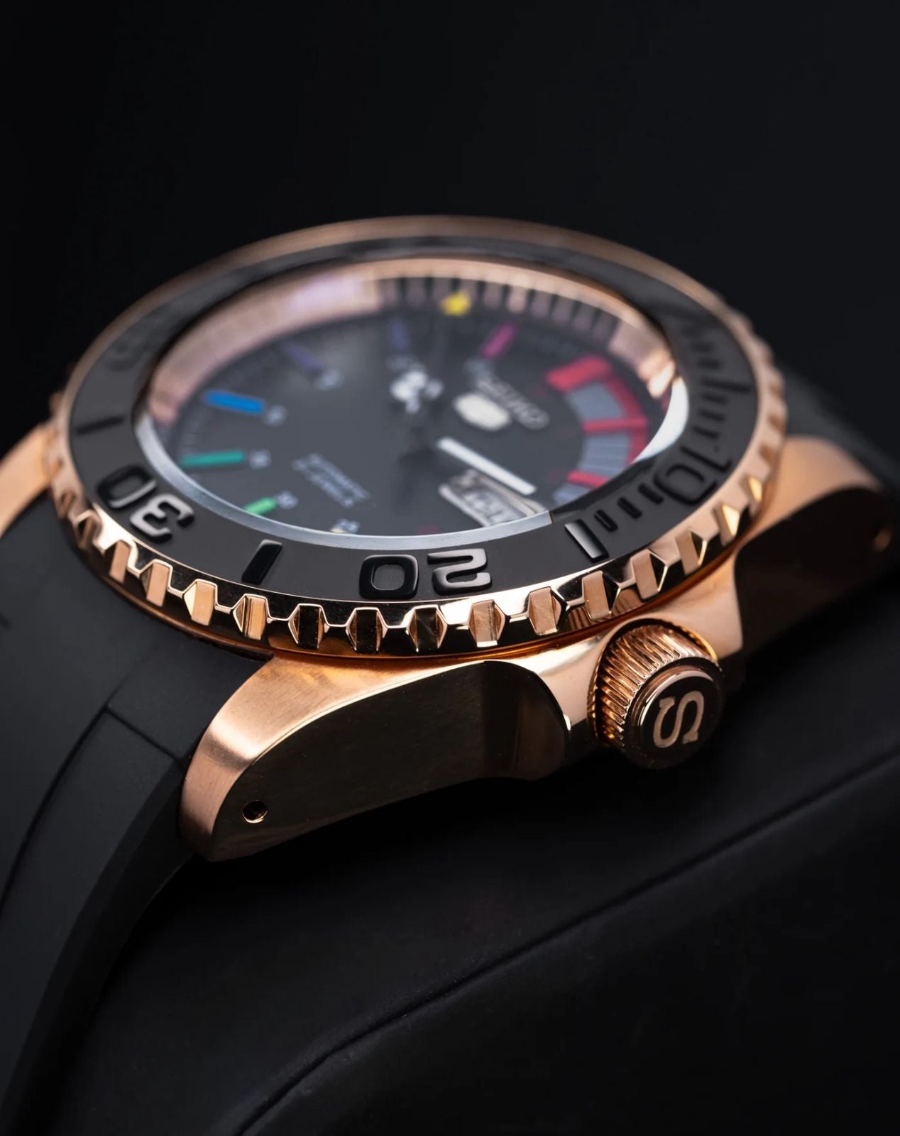 Seiko "Black Rainbow" Rose Gold SKX
