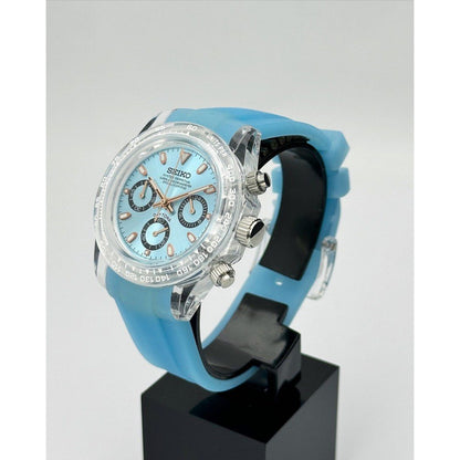 Seiko Custom Mod "Ice Blue" Daytona